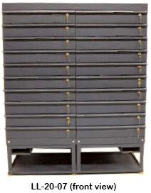 Laptop Lock-Up® Model LL-20-07 front view: : Secure Laptop Cabinet, Locking Laptop Storage, Laptop Charging Cabinet, ESD safe cabinet